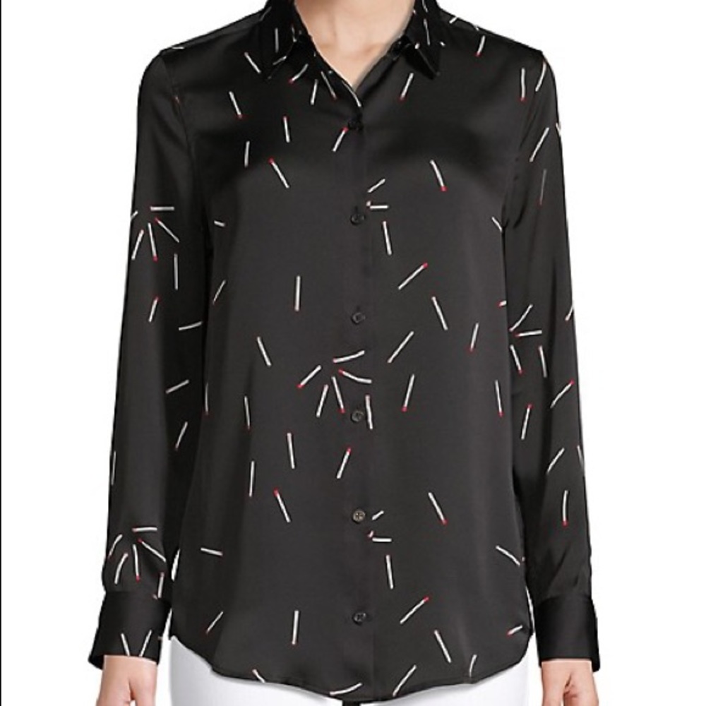 EQUIPMENT Matchstick Print Shirt